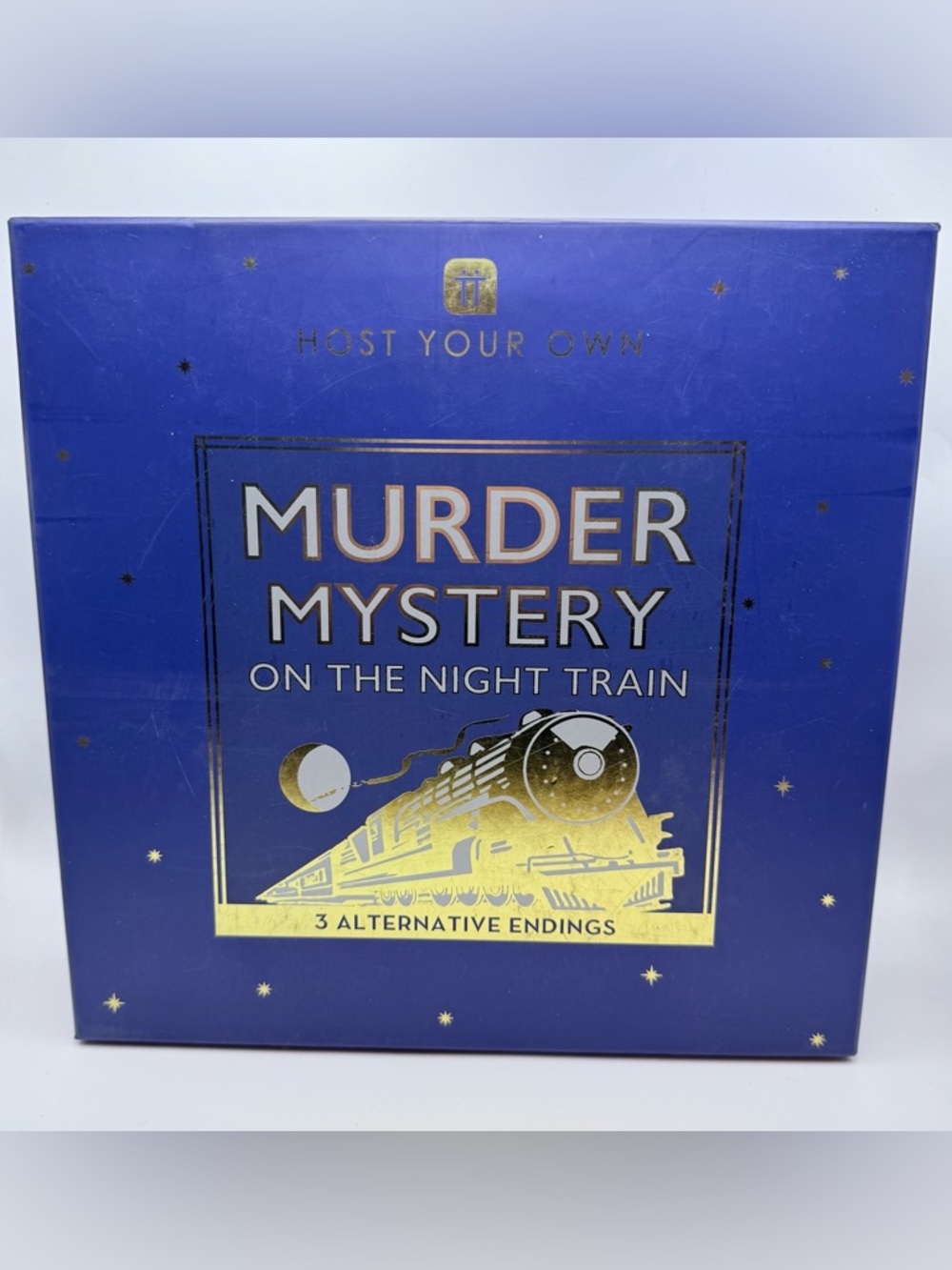 NEW unopened Host Your Own Murder Mystery on the Train Party Game Talking Tables